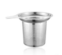 Colador de malla de acero inoxidable 304, herramienta perfecta para preparar tés delicados de hojas sueltas en casa
