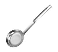 Colador de malla de acero inoxidable - Multifunctional Strainer with Handle | Fine Mesh Food Strainer | Fat Skimmer Spoon for Grease, Gravy, Foam, Hot Pot, Pasta, Vegetables, Fruits, Kitchen Essential