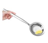 Colador De Malla Fina - Colador De Cocina De Precisión, Cuchara De Metal De Alta Calidad, Herramienta De Horneado De Mango Extendido, Gadget De Filtrado De Alimentos Reutilizable Para Caldo De Sopa