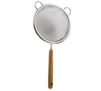 Colador de malla fina con agarre cómodo - Tamiz de cocina, rendimiento de malla uniforme | Coladors de acero inoxidable | Colador de 20,7cm para harina, patatas fritas, leche de soja, arroz y cocina c