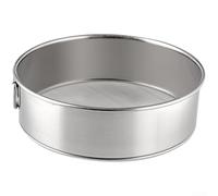 Colador de malla fina de acero inoxidable 304 para tamizar harina, té, café, filtro redondo de 25 cm (25 x 4,8 cm (042002))