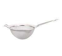 Colador de malla fina de acero inoxidable, tamiz para harina y filtro de aceite, escurridor de malla extrafina para tamizar harina, azúcar, quinoa, tamiz de cocina con mango de