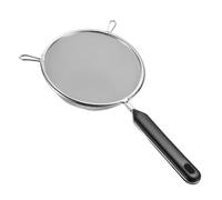 Colador de malla fina para la cocina | Mango antideslizante Skimmer Cuchara espumadera - colador de acero inoxidable con malla fina - para harina, leche, grasa, , café, cocinar, hornear,