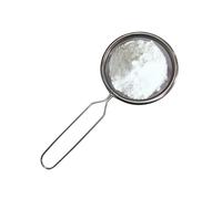 Colador de malla fina - Tamiz de harina de acero inoxidable, tamiz pequeño, filtro de polvo, colador de cocina de mano, infusor de té, malla de cocción, arroz, herramienta multiusos para hornear |