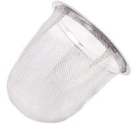 Colador de malla reutilizable de acero inoxidable plateado de 6 cm, filtro de malla de repuesto para tetera de metal, filtro de cesta de té para tetera, taza, taza, accesorios de té
