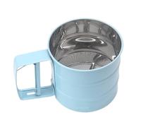 Colador de malla reutilizable, tamiz de harina de acero inoxidable, accesorio portátil para hornear, colador de malla fina versátil para el hogar, cafetería, restaurante, perfecto para tamizar harina
