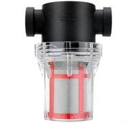 Colador de manguera de jardín en línea con roscas NPT hembra y cuenco transparente para monitorear el rendimiento de la malla de acero inoxidable (interfaz de 4 puntos)