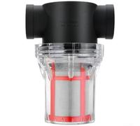 Colador de manguera de jardín en línea con roscas NPT hembra y cuenco transparente para monitorear el rendimiento de la malla de acero inoxidable (interfaz de 6 puntos)