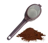 Colador de mano pequeño - Tamiz reutilizable para y bebidas | Filtro universal duradero para leche de soja, té y preparaciones caseras. Una adición versátil a su rutina de cocina. Adecuado para