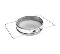 Colador de Miel | Doble Tamiz Extensible de Acero Inoxidable - Suministros Para Cosecha De Miel En Apicultura - Para Apicultores Procesamiento Doméstico Extracción Y Eliminación De Residuos