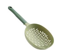 Colador de pasta de silicona: herramienta de cocción resistente al calor, filtro de alimentos flexible con mango, diseño antiadherente, preparación de comidas diarias | Cuchara de cocina para drenar e