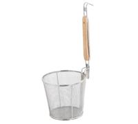 ＡＷＨＡＯ Colador de Pasta, Espumadera para Raviolis, Cesta Colgante de Malla para Pasta, Cesta para Freír para Escurrir Patatas Fritas Y Pollo, Boca de Malla de 14