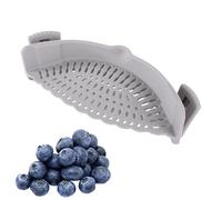 Colador de pasta universal en cuenco colador de cocina, tapón de agua, colador de cocina para todos los cuencos, ollas y sartenes