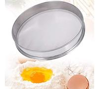 Colador de polen de hierbas, extractor de polen de hierbas, acero inoxidable, 150 puntos, colador de harina, colador apilable, colador redondo de acero inoxidable, colador redondo para hornear para