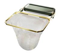 Colador de residuos de alimentos para fregadero, soporte de malla para fregadero, cesta de filtro de fregadero, multiuso, con 50 bolsas de malla para lavar verduras y frutas