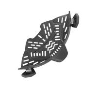 Colador de silicona para pasta con clip, accesorio para cacerolas, colador de silicona multifuncional, ideal para escurrir alimentos como frutas, pasta y espaguetis