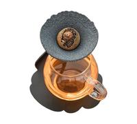 Colador de té - 8,5 x 4 cm, colador innovador, hardware de cocina fiable, herramienta de filtración de líquidos eficiente, soporte estable | rutina de elaboración de cerveza, sabor más puro