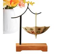 Colador de Té Cerámico - Filtro Cerámico Forma Sombrilla Con Base Gancho | Infusor Para Té Caliente - Apto Para Hervir, Infusionar, Usar En Fregadero, Playa, Oficina, Hogar, Viajes Y Cocina