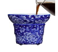Colador de té de cerámica en forma de paraguas, infusor de té, para casa, meditación, yoga, sentado, apartamento, residencia universitaria, viajes y acampadas
