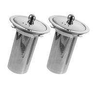 Colador de Té de Malla Fina 2 Piezas de Acero Inoxidable