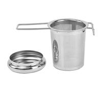 Colador de té Equipo de preparación portátil a prueba de fugas | Filtro de té de mango plegable Té suelto y bebidas calientes Oficina en casa, cafetería, cocina, filtro de malla duradero, fácil de