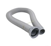 Colador de tubo de drenaje para fregadero de cocina de 58 mm con manguera de agua residual para extensión de lavadora en longitudes de 40/60/80/100/120 cm - PVC PP para mate (100 cm)