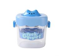 Colador de yogur casero para yogur griego cremoso, separador de malla fina con diseño de ahorro de espacio para un fácil uso en la cocina (azul)