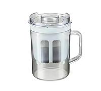 Colador de yogur con tapa - Filtro Reutilizable Apto para Lavavajillas - Separador de para yogur con malla fina - Para queso, leche de soja, bayas, café