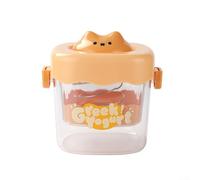 Colador de yogur para elaborar yogur griego y otros lácteos, diseño de malla fina para una filtración óptima (naranja)