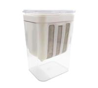 Colador de yogurt - 10 x 17,5 cm Homemade Yogurt Filter | 1100 ml Reusable Mesh Colander Filter Sieve | Rice Strainer Basket For Tea Honey Rice Sauce Coffee Juice Kitchen Food Scraps Straining Serving