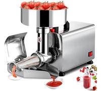Colador eléctrico de alimentos y máquina para hacer salsas, prensa de acero inoxidable para puré de tomate, jugo de frutas y enlatado