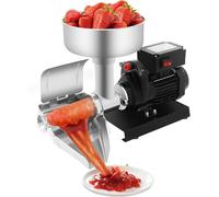 Colador eléctrico de tomate de 450 W, con una capacidad de producción de 50 kg/h, ideal para elaborar salsas y alimentos, para uso doméstico y comercial. Diseño fácil de limpiar.