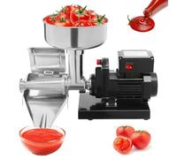 Colador eléctrico de tomate, máquina de salsa de acero inoxidable para mermelada casera de tomate, fresa y arándanos