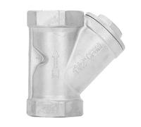 Colador en Y de 1 1/2 pulgadas, colador tipo Y de acero inoxidable, filtro de acero inoxidable 304 resistente a la corrosión para agua, aceite y gas, accesorio de tubería roscado