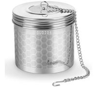 Colador extragrande de acero inoxidable 304, con cadena y ganchos en S para