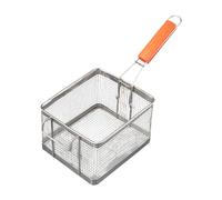 Colador Malla, Cesta for freír alimentos de acero inoxidable for colgar y servir(S)