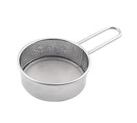 Colador multifuncional, filtro de alimentos, colador de harina de acero inoxidable 304, herramienta de tamiz manual, fácil de usar y limpiar, colador de harina de malla fina