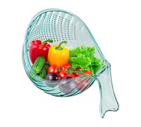 Colador para cocina - Cuenco para colador en forma de, de arroz con asa, para cocina, hogar, apartamento, cocina al aire libre, camping, pícnic, preparación de comidas