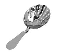 Colador para Cócteles Acero Inoxidable - Filtro Fino Hawthorne Strainer, Colador Julep, Resistente para Frutas & Hielo, Ideal Coctelería Profesional y Hogar, Plateado