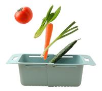 Colador para el fregadero - Tamiz de lavandería retráctil,Bandeja de para verduras: para lavar verduras, frutas, pastas y para la preparación de alimentos en la cocina, congelador, casa y