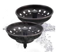 Colador para Fregadero - 2 Piezas Tapón Colador De Drenaje con 32 Agujeros | Cesto Tapón para Fregadero del Hogar,para Cocina Baño Ducha Restaurante Comedor Catering Lavandería