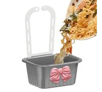 Colador para fregadero, alimentos y verduras, estante de fijación en grifo | Recipiente multifunción para arroz, jabón, carne, almacenamiento en apartamentos y baño,