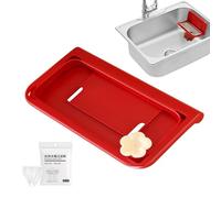 Colador para fregadero de cocina, plegable, sin taladrar, almacenamiento de | Cesta recogedor de drenaje de cocina para frutas, verduras, alimentos, residuos de té, hojas, hogar, apartamento, esquina
