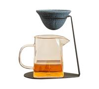 Colador para té suelto para filtrar | Versión no porosa con alta precisión, filtro de café con soporte, adecuado para principiantes, profesionales, entusiastas de las bebidas, cafetería, bar, hogar