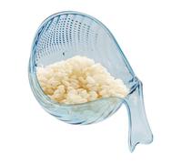 Colador para verduras - Cuenco para escurrir en forma de | de arroz con mango | Para casa, cocina, apartamento, preparación de comidas, cocción al aire libre, camping, picnic