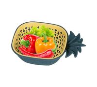 Colador para verduras - Escurridor de doble capa | para ensalada con forma de piña, para preparación de ensaladas cocina fregadero de camping picnic al aire libre