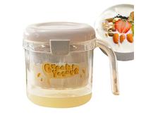 Colador Para Yogur Con Tapa, Yogur y Espeso Con Malla Fina, Utensilio de Cocina Para Preparar Cuajada Casera, Para Niños, Adolescentes y Adultos
