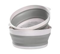 Colador Plegable Para Cocina,Bol Mezclador Plegable De Doble Capa - Y Colador De Frutas,Para Cocineros, Chefs, Cocina Diaria, Apartamento, Barbacoa, Picnic, Meal Prep, Autocaravana, Restaurante