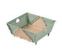 Colador y colador plegable, diseño plegable para cocina, verduras, frutas, pastas, preparación de alimentos, cesta de lavado, drenaje rápido, colador plegable
