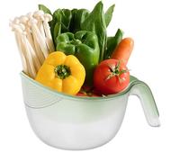 Coladores de frutas para cocina | Colador de verduras de doble capa | Escurridor de frutas de cocina - Para bayas Tomates Uvas Estudiantes Padres ocupados Ensalada Preparación de Comidas Cui